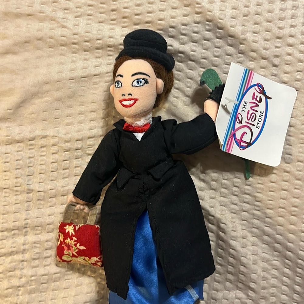 Vintage 1990’s Mary Poppins 9 inch plush doll